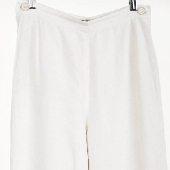 Hermes Vintage White Linen Sailor-Inspired Pant - Picture 3 of 10